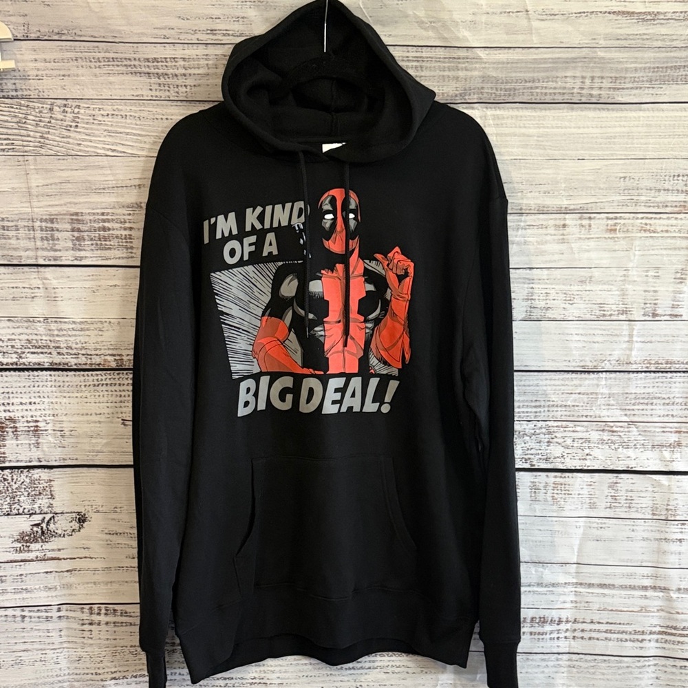 Marvel Unisex Deadpool Graphic Hoodie- Size XL- NWOT